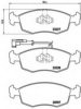 BREMBO P 23 121 Brake Pad Set, disc brake